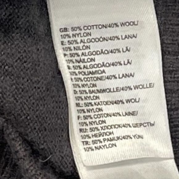 The North Face Wool blend Cardigan Sweater Jacket, Medium. full zip grey gray - Picture 11 of 13